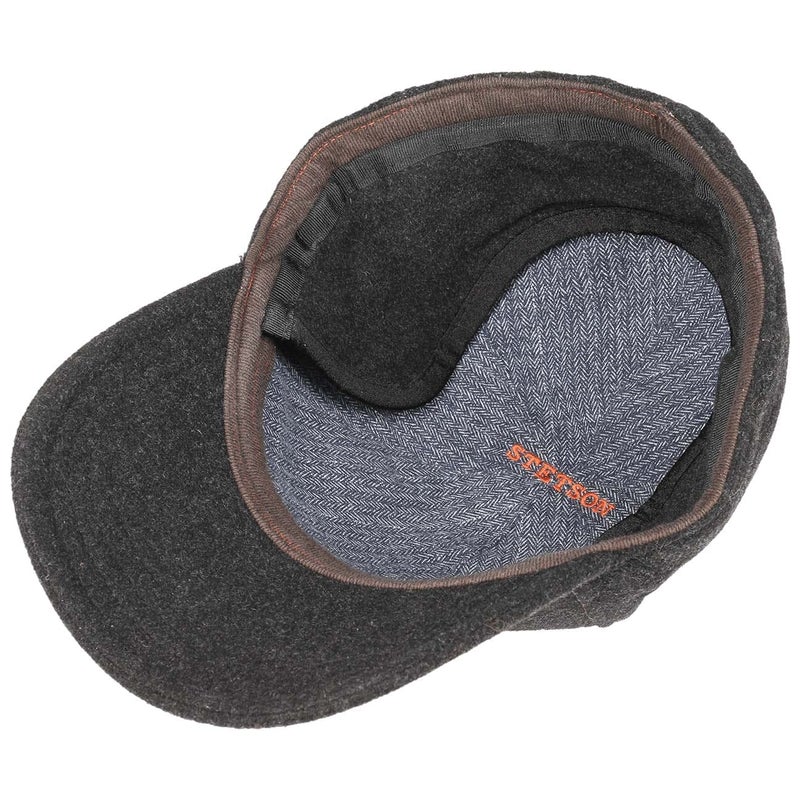 Stetson Vaby Ear Flaps Cap Men Anthracite 7 1/4-7 3/8 - Image 5
